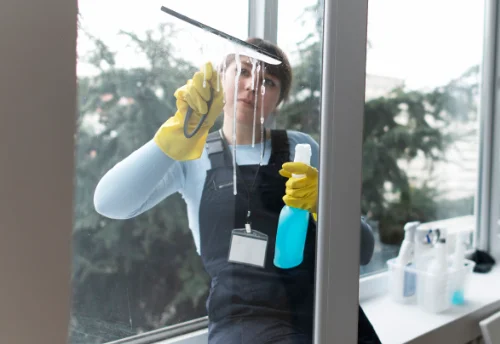 Nettoyage de vitres intérieures et extérieures aux Écorces